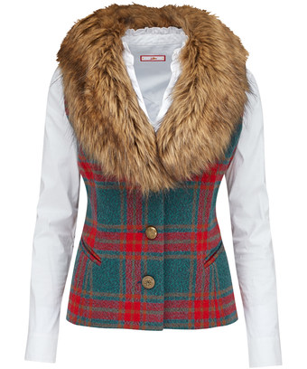 Funtime Fur Collar Waistcoat Funtime Fur Collar Waistcoat