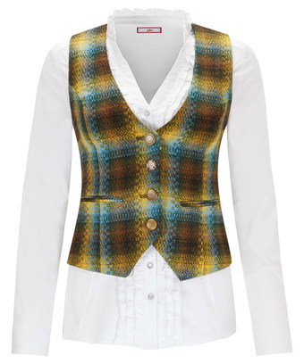 Watercolour Check Waistcoat Watercolour Check Waistcoat