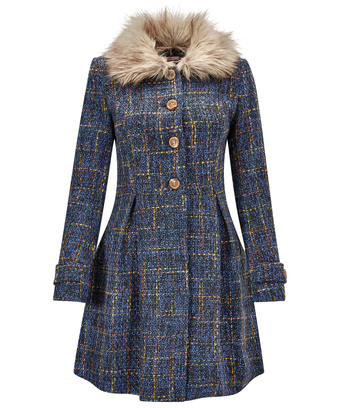 Faux Fur Collar Coat Faux Fur Collar Coat