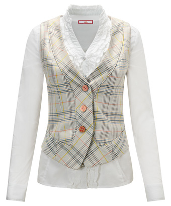 Corsetting Check Waistcoat Corsetting Check Waistcoat