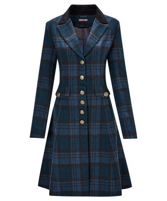 Longline Check Jacket Longline Check Jacket