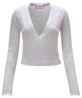 Pointelle Wrap Knit Pointelle Wrap Knit