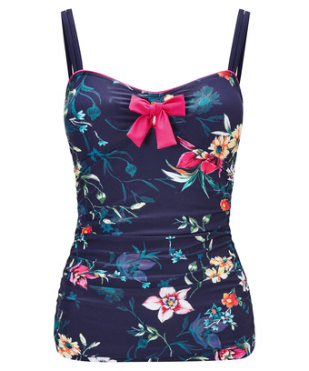 Mix And Match Floral Tankini Top Mix And Match Floral Tankini Top
