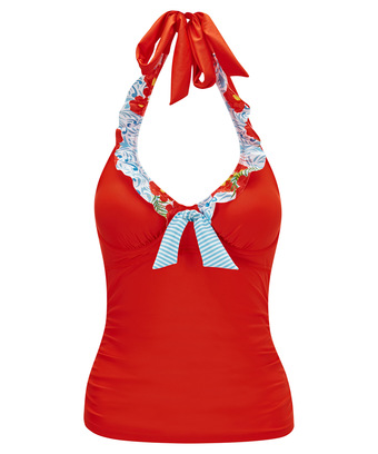 Mix And Match Halterneck Tankini Top Mix And Match Halterneck Tankini Top
