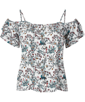 Cute Cold Shoulder Top Cute Cold Shoulder Top