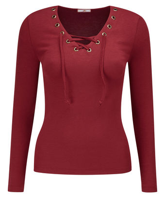 Lace It Up Ribbed Top Lace It Up Ribbed Top