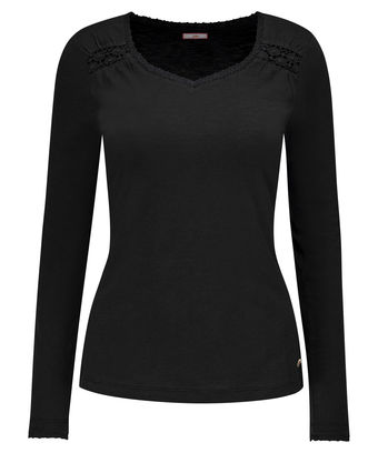 Joe's Essential Lace Neck Top Joe's Essential Lace Neck Top
