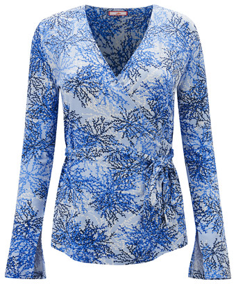 Dreamy Blue Wrap Top Dreamy Blue Wrap Top