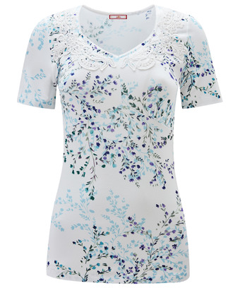 Summer Day Lace Trim Top Summer Day Lace Trim Top