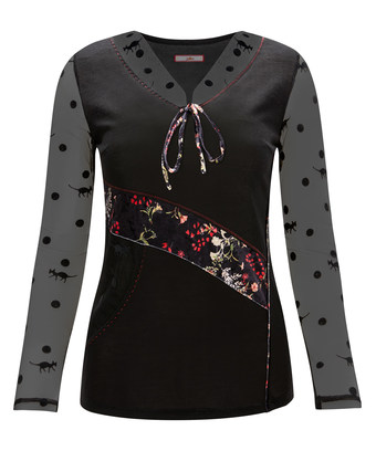 Sultry Sheer Sleeve Top Sultry Sheer Sleeve Top