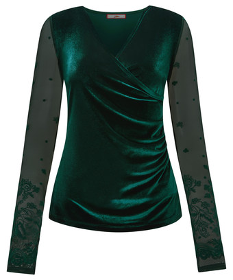 Perfect Festive Wrap Top Perfect Festive Wrap Top