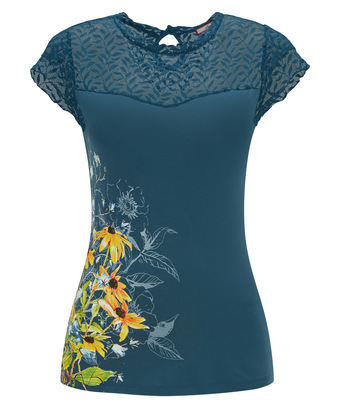 Lacey Printed Top Lacey Printed Top