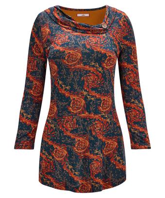 Fiery Print Top Fiery Print Top