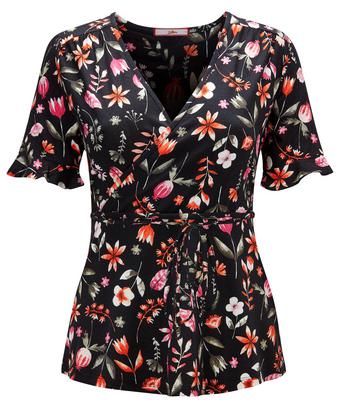 Funky Floral Wrap Top Funky Floral Wrap Top
