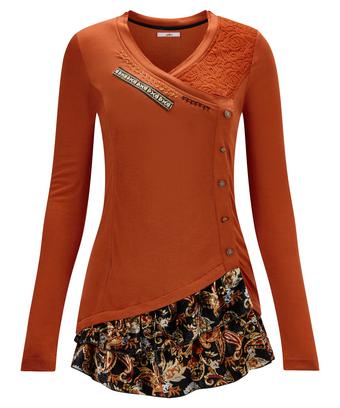 Sumptuous Velvet Trim Top Sumptuous Velvet Trim Top