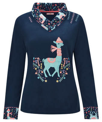 Loopy Llama Pyjama Top Loopy Llama Pyjama Top