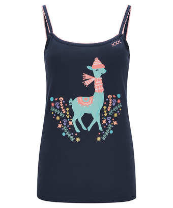 Loopy Llama Pyjama Vest Top Loopy Llama Pyjama Vest Top