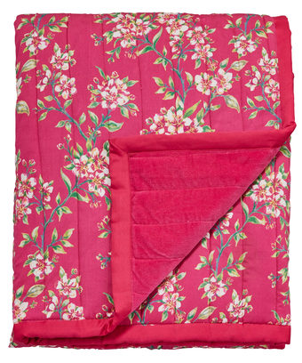 Supersoft Reversible Floral Throw Supersoft Reversible Floral Throw