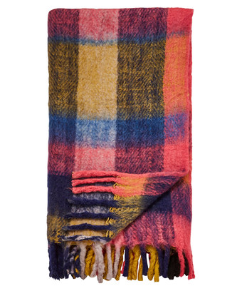 Cosy Faux Mohair Check Throw Cosy Faux Mohair Check Throw