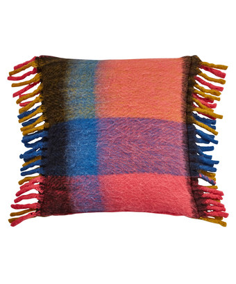 Cosy Faux Mohair Check Cushion Cosy Faux Mohair Check Cushion